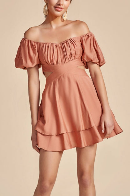 Desert Mini Flare Dress