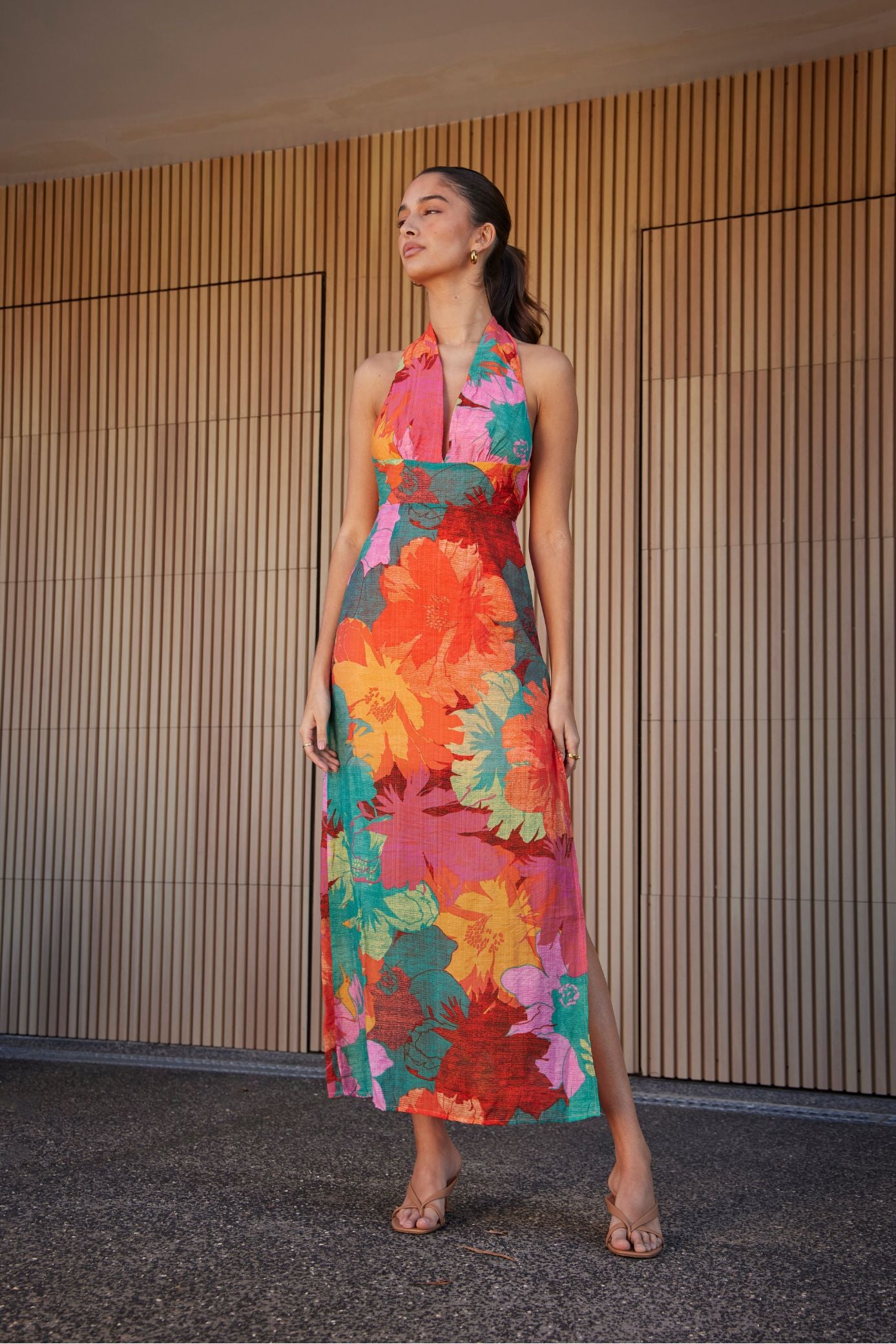 Florentine Sunrise Maxi Dress