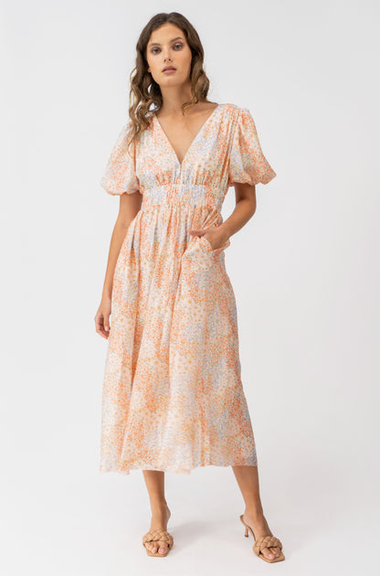 Madison Floral Print Dress